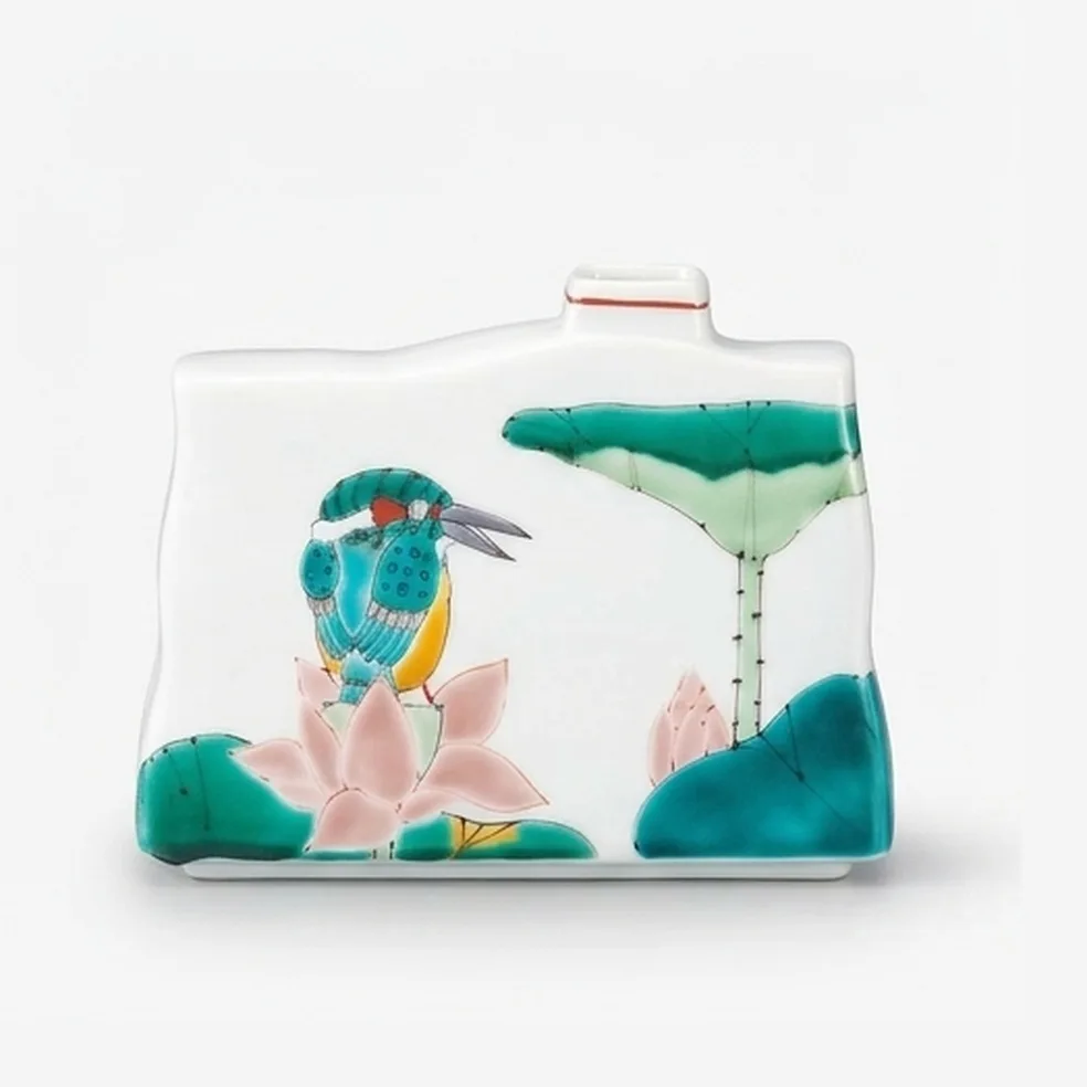 5호 화병 · 연꽃에 물총새