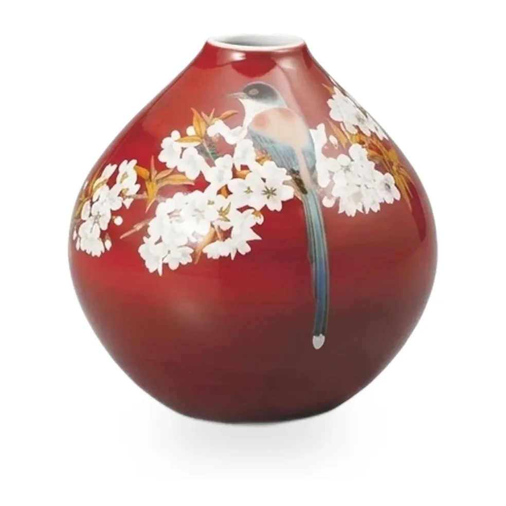4호 화병 · 산벚꽃에 새