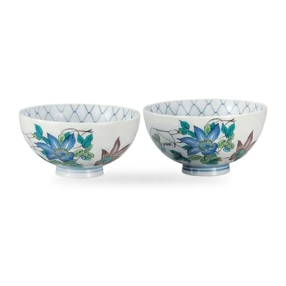 밥그릇 · 철선화 · 2점 · 지름 11.8cm