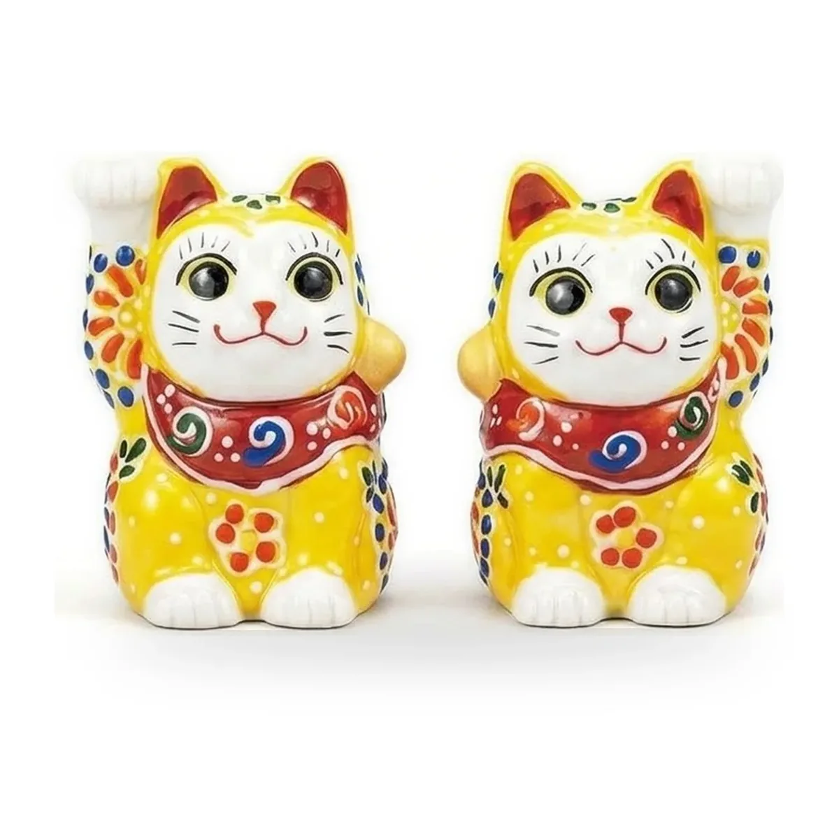2호 복고양이 · 노란 돋움 2점 세트