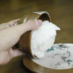 구타니야키 아주 작은 밥그릇 · 벌어진 분홍 동백 다른 각도 5