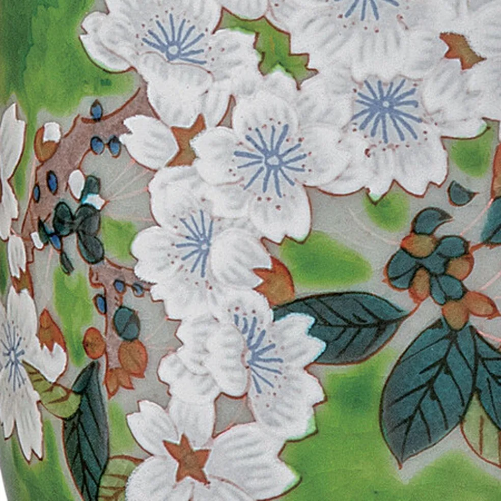 구타니야키 찻잔 · 벚꽃 · 2점 · 지름 7.1cm 다른 각도 8