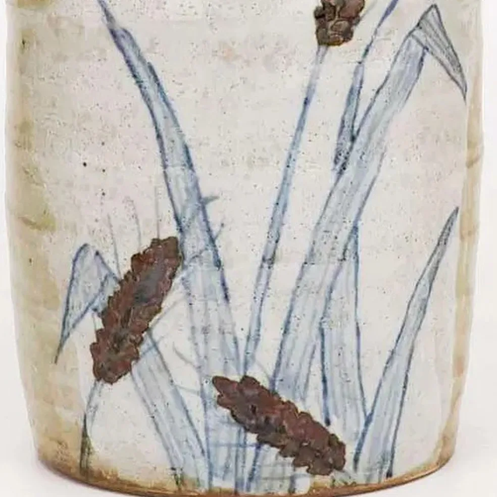 구타니야키 7호 화병 · 보리 (높이 21.0cm) 다른 각도 4